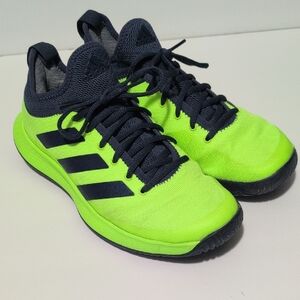 Adidas Men's Bright Green and Black Athletic Shoes Size 7